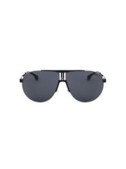 Carrera Okulary przeciwsłoneczne unisex w kolorze srebrno-czarno-szarym rozmiar: 66. Czarne okulary przeciwsłoneczne damskie Carrera. Za 263.53 zł.