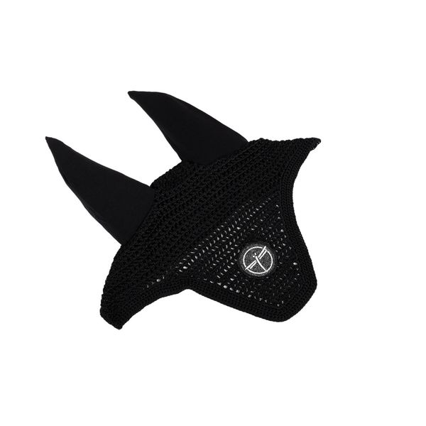 Czapka z muchą dla koni Freejump. Czarne czapki męskie FREEJUMP, bez wzorów, z bawełny, eleganckie. Za 309.50 zł.