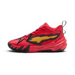 Buty halowe Puma Scoot Zeros Retro. Czerwone buty sportowe na co dzień damskie Puma, bez wzorów, na fitness i siłownię. Za 294.00 zł.