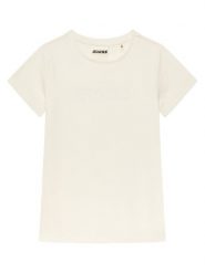 Guess T-Shirt J4RI49 J1314 Beżowy Regular Fit. Brązowe koszulki dziewczęce Guess, z aplikacjami, z bawełny, bez ramiączek. Za 79.99 zł.