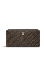 Tommy Hilfiger Portfel Th Icon Lrg Za Mono Print AW0AW18996 Kolorowy. Portfele damskie Tommy Hilfiger, bez wzorów, ze skóry. Za 329.99 zł.