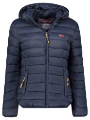 Geographical Norway Kurtka pikowana "Atikolor" w kolorze granatowym rozmiar: L. Niebieskie kurtki damskie Geographical Norway, l, bez wzorów, bez kaptura. Za 174.84 zł.
