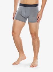 Bokserki termoaktywne Sensor Merino Active Boxers. Szare bokserki męskie Sensor, bez wzorów, z materiału. Za 170.49 zł.