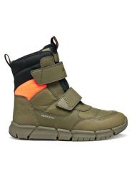 Geox Śniegowce J Flexyper B Abx J169XC 0FU50 C0623 D Khaki. Brązowe buty zimowe chłopięce Geox, z materiału. Za 319.99 zł.