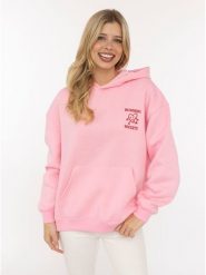 Zwillingsherz Bluza "Sunshiny Smile" w kolorze różowym rozmiar: L/XL. Różowe bluzy z nadrukiem damskie Zwillingsherz, l. Za 140.20 zł.