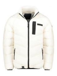 Geographical Norway Kurtka zimowa "Bruel" w kolorze białym rozmiar: XL. Białe kurtki męskie Geographical Norway, na zimę, xl, bez wzorów, bez kaptura. Za 209.82 zł.