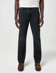 MĘSKIE SPODNIE WRANGLER TEXAS ASH 112371570. Spodnie materiałowe męskie Wrangler, bez wzorów, z jeansu. Za 229.99 zł.