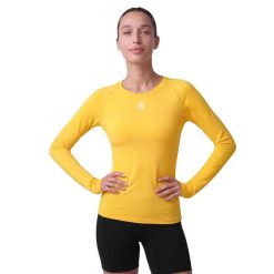 Damska sportowa podkoszulka Siroko Blayer Yellow W. Żółte bielizna termoaktywna damska SIROKO, xl, bez wzorów, z materiału. Za 124.00 zł.