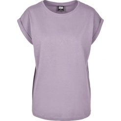 Koszulka Damska Z Rozszerzonym Ramieniem. Fioletowe bluzki damskie Urban Classics, xl, bez wzorów, bez kołnierzyka. Za 55.99 zł.