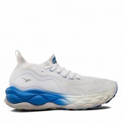Kobieta Bieganie Buty Mizuno Wave Neo Ultra, Biały. Białe obuwie do biegania damskie Mizuno, mizuno wave. Za 969.99 zł.