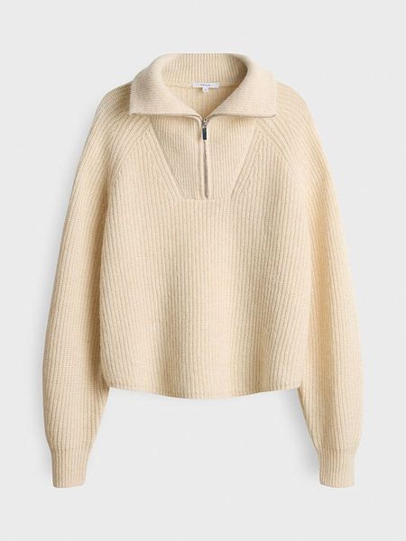 OPUS Sweter w kolorze beżowym rozmiar: 38. Brązowe swetry klasyczne damskie Opus, z wełny, bez kołnierzyka. Za 183.59 zł.