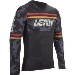 Koszulka rowerowa LEATT Jersey MTB Gravity 4.0. Czarne t-shirty sportowe męskie LEATT, z jersey, bez ramiączek, rowerowe. Za 349.00 zł.