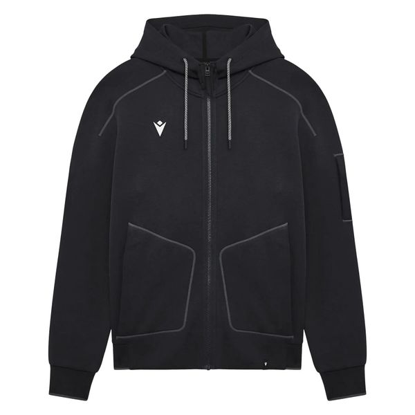 Bluza z kapturem Macron Icon Skiros. Czarne bluzy z kapturem męskie Macron, l, z bawełny. Za 421.50 zł.