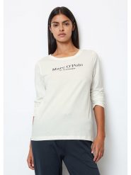 Marc O´Polo Koszulka w kolorze kremowym rozmiar: M. Brązowe bluzki damskie m, bez wzorów, z bawełny, bez kołnierzyka, bez ramiączek. Za 113.10 zł.