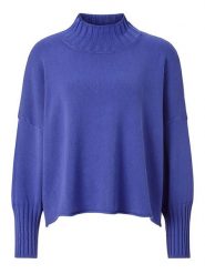 Rich & Royal Sweter w kolorze niebieskim rozmiar: XS. Niebieskie golfy damskie Rich & Royal, xs, bez wzorów, bez ramiączek. Za 171.28 zł.