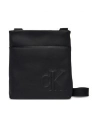 Calvin Klein Saszetka Bold Ck Flatpack LV04D3344G Czarny. Czarne saszetki męskie CALVIN KLEIN, ze skóry. Za 329.99 zł.