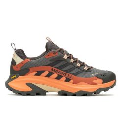 Buty turystyczne męskie Merrell Moab Speed 2 Gtx. Brązowe buty trekkingowe męskie MERRELL, bez zapięcia, trekkingowe. Za 689.99 zł.