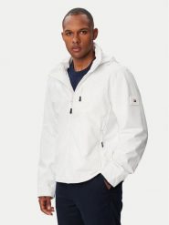Tommy Hilfiger Kurtka przejściowa MW0MW44299 Biały Regular Fit. Białe kurtki męskie Tommy Hilfiger, l, bez wzorów, z syntetyku, bez kaptura. Za 949.99 zł.