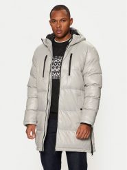 Brave Soul Kurtka zimowa MJK-HELMSHORE Szary Regular Fit. Szare kurtki męskie Brave Soul, na zimę, l, bez wzorów, z syntetyku, bez kaptura. Za 329.99 zł.