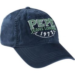 Czapka z daszkiem Pepe Jeans. Czapki męskie Pepe Jeans, bez wzorów, z jeansu. Za 59.00 zł.