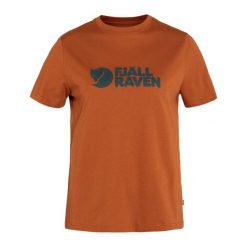 Koszulka bawełniana damska Fjallraven Logo Tee. Brązowe bluzki damskie Fjällräven, l, bez wzorów, z bawełny, sportowe, bez kołnierzyka, bez ramiączek. Za 158.99 zł.