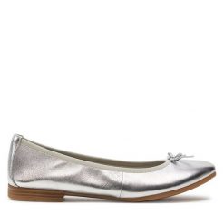 Baleriny Tamaris. Szare baleriny damskie Tamaris, bez wzorów, bez obcasa. Za 159.99 zł.