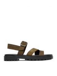 G-Star Raw Sandały CEO-WI34-23568-01 Khaki. Brązowe sandały damskie G-Star Raw, bez wzorów, ze skóry, bez obcasa, na płaskiej podeszwie. Za 259.99 zł.