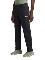 Jack Wolfskin Spodnie funkcyjne "Pico Trail" w kolorze antracytowym rozmiar: 50/R. Czarne spodnie materiałowe męskie Jack Wolfskin, bez wzorów, sportowe. Za 193.24 zł.