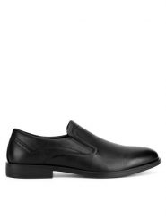 Sergio Bardi Półbuty MF1650-1Z Czarny. Czarne buty wizytowe męskie Sergio Bardi, ze skóry, bez zapięcia. Za 299.99 zł.