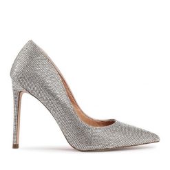 Szpilki Steve Madden. Szare szpilki Steve Madden, bez wzorów, bez obcasa. Za 349.99 zł.