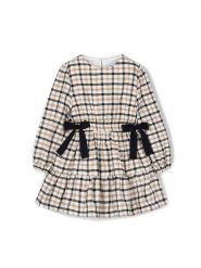 Mayoral Sukienka codzienna 4915 Beżowy Regular Fit. Brązowe sukienki dziewczęce Mayoral, bez wzorów, z bawełny, bez ramiączek. Za 169.99 zł.