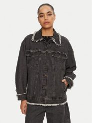 Wrangler Kurtka jeansowa 112356384 Szary Regular Fit. Szare kurtki damskie Wrangler, l, bez wzorów, z bawełny, bez kaptura. Za 269.00 zł.