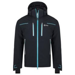 Męska kurtka narciarska Kilpi TEAM JACKET -M. Czarne kurtki męskie Kilpi, m, bez wzorów, z nylonu, bez kaptura, narciarskie. Za 1,248.29 zł.