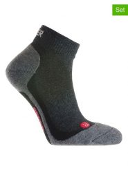 Seger Skarpety (2 pary) "Outdoor Coolmax" w kolorze szarym rozmiar: 43-45. Szare skarpetki męskie Seger, bez wzorów, z materiału. Za 43.99 zł.