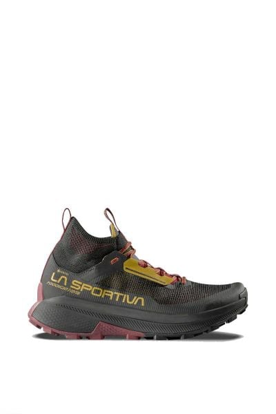 Buty trekkingowe męskie Prodigio Hike Gtx. Czarne buty trekkingowe męskie La Sportiva, z dzianiny, bez zapięcia, trekkingowe, gore-tex. Za 949.99 zł.