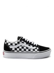 Vans Tenisówki Old Skool Platfor VN0A3B3UHRK1 Czarny. Czarne trampki i tenisówki damskie Vans, bez wzorów, z materiału. Za 219.99 zł.