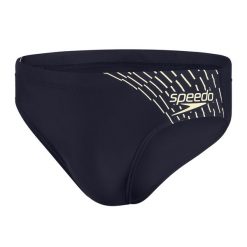Slipy kąpielowe męskie Speedo Medley Logo 7 cm Brief. Niebieskie kąpielówki męskie Speedo, m, bez wzorów, do pływania. Za 62.99 zł.