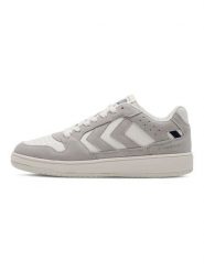Buty sportowe z mieszanki zamszu Hummel St. Power Play. Szare buty sportowe na co dzień damskie HUMMEL, z nylonu, bez zapięcia, do biegania. Za 385.50 zł.