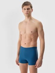4F Kąpielówki męskie - turkusowe M. Niebieskie kąpielówki męskie 4f, m, bez wzorów, z elastanu, do pływania. Za 59.99 zł.