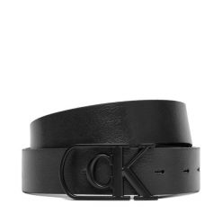 Pasek Męski Calvin Klein. Czarne paski męskie CALVIN KLEIN, bez wzorów. Za 249.99 zł.