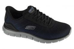 Buty treningowe męskie, Slip-Ins: Track - Revno. Niebieskie buty fitness męskie Skechers, na fitness i siłownię. Za 379.99 zł.