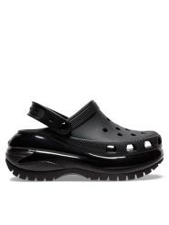 Crocs Klapki Classic Mega Crush Clog 207988 Czarny. Czarne klapki damskie Crocs, bez wzorów, z tworzywa sztucznego, bez obcasa. Za 229.99 zł.