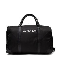 Torba weekendowa Valentino. Czarne torebki klasyczne damskie Valentino, bez wzorów, bez dodatków. Za 619.99 zł.
