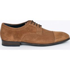 Joop! - Półbuty. Żółte półbuty męskie Joop!, z materiału, z okrągłym noskiem, bez zapięcia. W wyprzedaży za 279.90 zł.