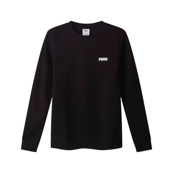 Bluza damska Puma ESS SMALL LOGO CREW FL 68831401. Czarne bluzy bez kaptura damskie Puma, m, z bawełny. Za 129.94 zł.