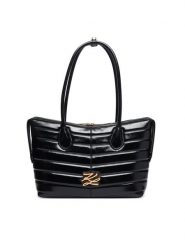 KARL LAGERFELD Torebka B3W30046 Czarny. Czarne listonoszki damskie Karl Lagerfeld, bez wzorów, ze skóry, bez dodatków. Za 999.99 zł.