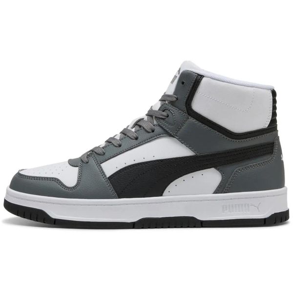 Buty sportowe Puma Rebound Slam Mid. Szare buty sportowe na co dzień damskie Puma, bez wzorów, z materiału. Za 490.00 zł.