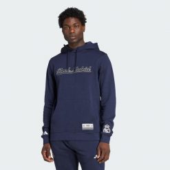 Bluza z kapturem Real Madryt US Pack. Białe bluzy z kapturem męskie Adidas, xl. Za 299.00 zł.