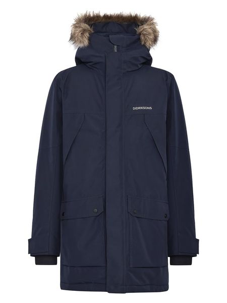 Didriksons Parka "Rick" w kolorze granatowym rozmiar: L. Niebieskie parki męskie Didriksons, l, bez wzorów. Za 697.85 zł.