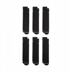 Skarpety Jordan Everyday Cushioned Crew 6 par czarne. Czarne skarpetki damskie Jordan, bez wzorów. Za 124.00 zł.